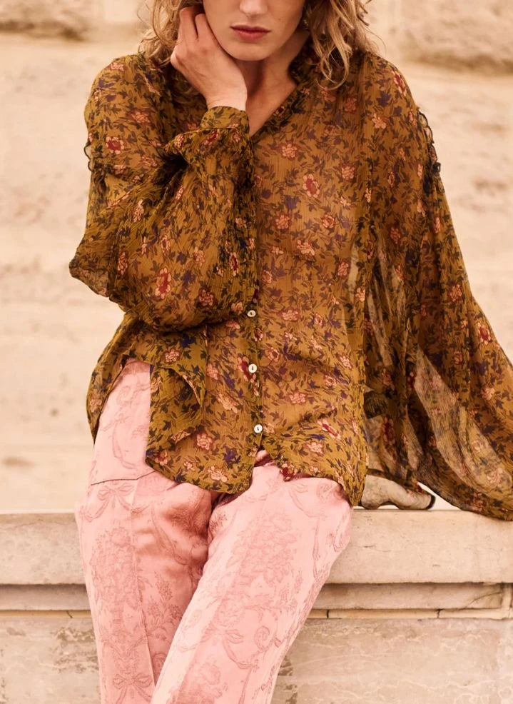 Mes Demoiselles - Blusa Ascent | Mostaza
