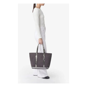 Vanessa Bruno - Bolso tote con cremallera L | Gris carbón