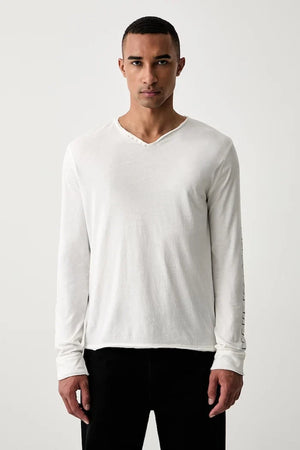 Zadig&Voltaire Camiseta de Manga Larga de Algodón para Hombre MONASTIR