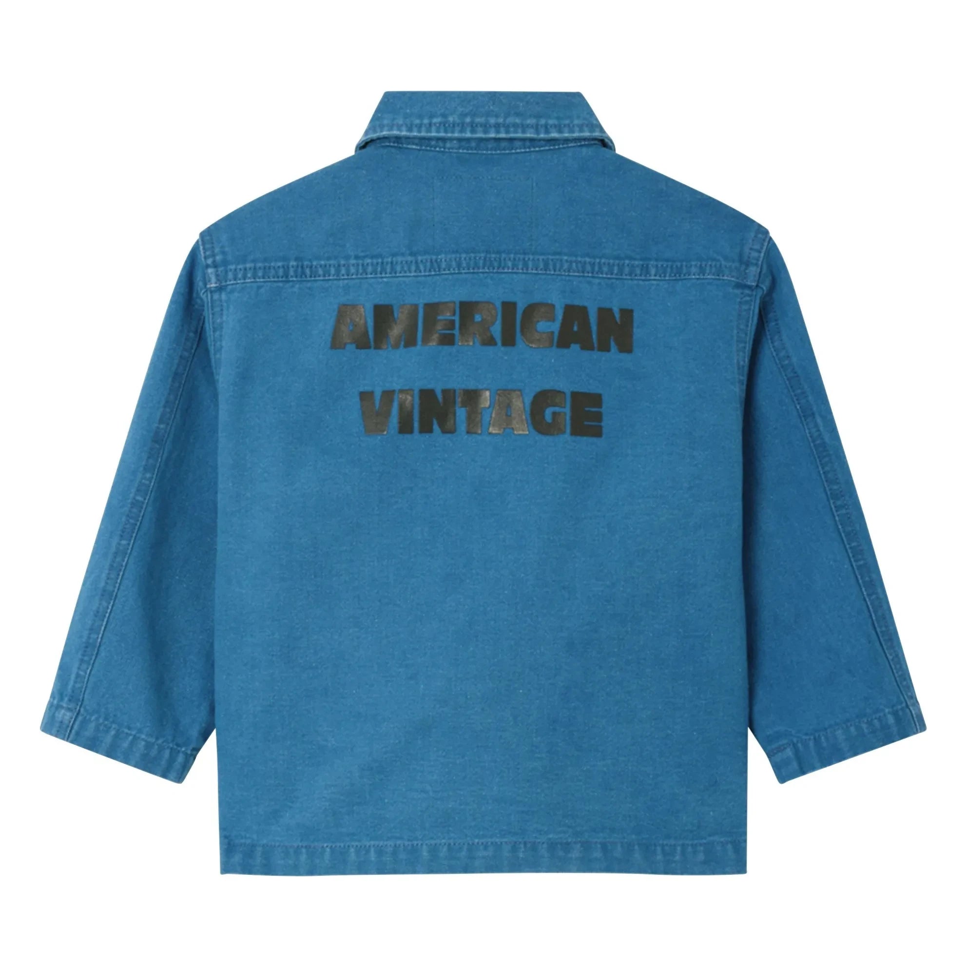 American Vintage - Chaqueta de trabajo abotonada Comow | Azul