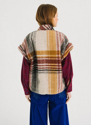 Tinsels - Chaqueta sin mangas | Burdeos