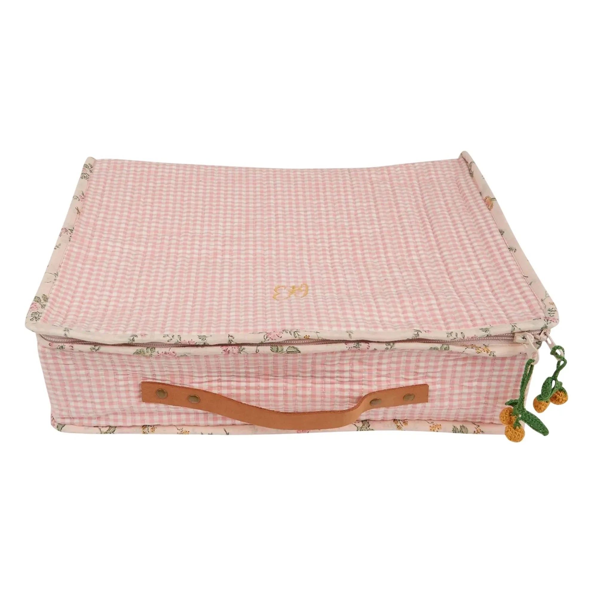Emile et Ida - Bolsa de almacenamiento Grande Vichy | Rosa