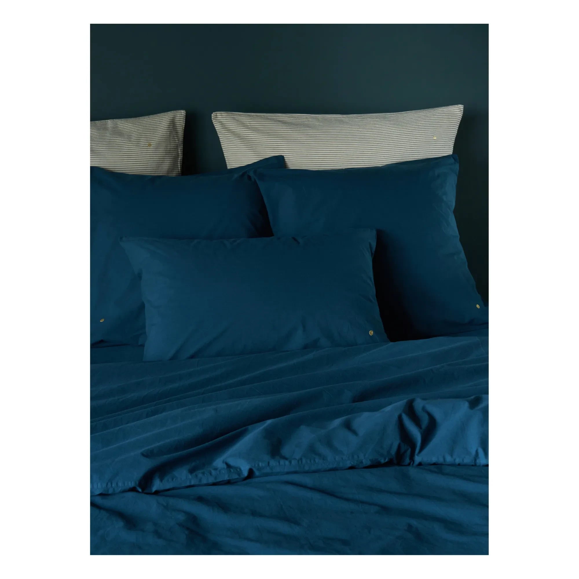La cerise sur le gâteau - Funda de almohada Celeste | Azul pavo real