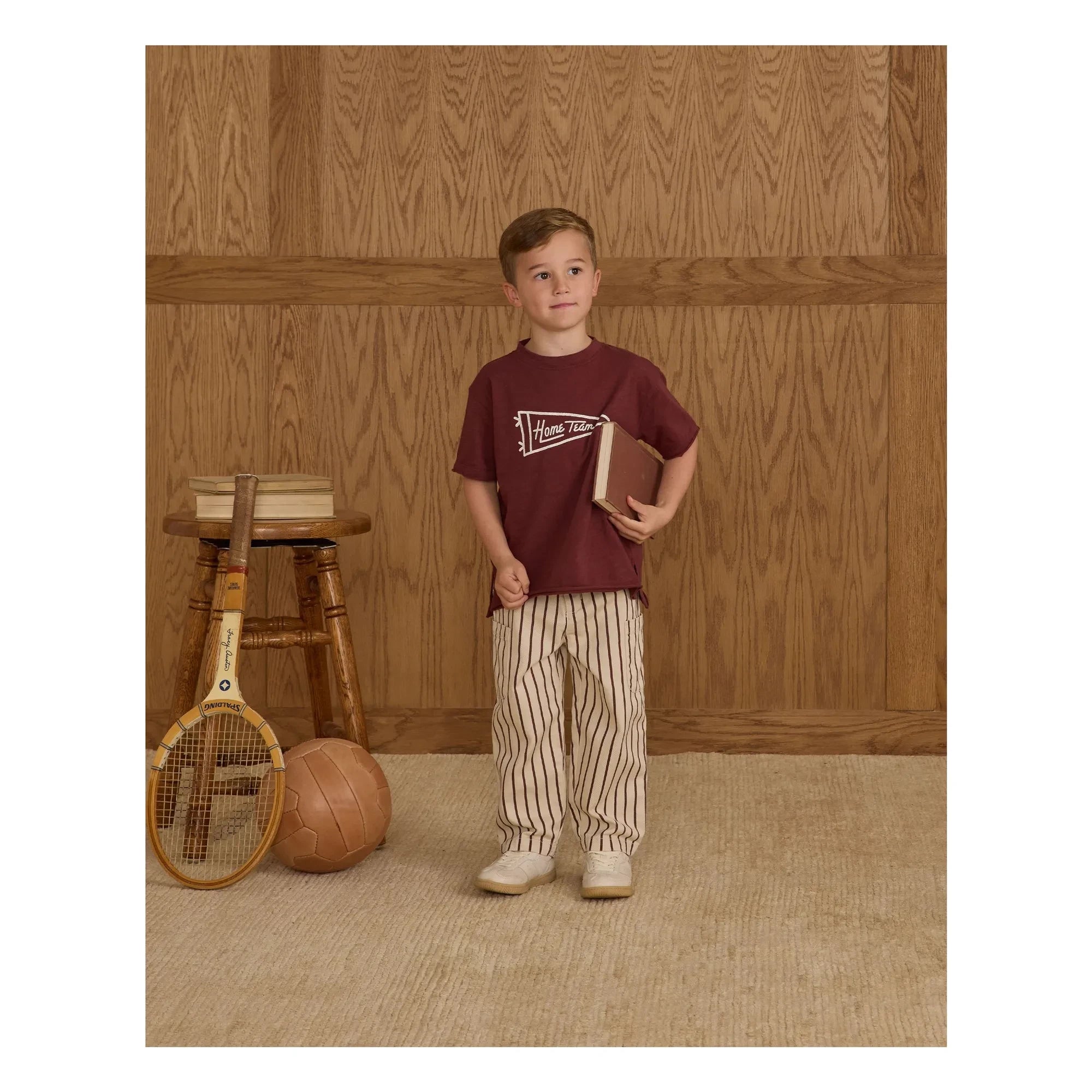 Rylee + Cru - Pantalones cargo a rayas | Crudo