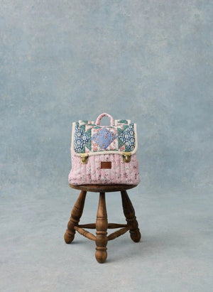 Louise Misha - Bolso de hombro Tiya Patchwork | Rosa