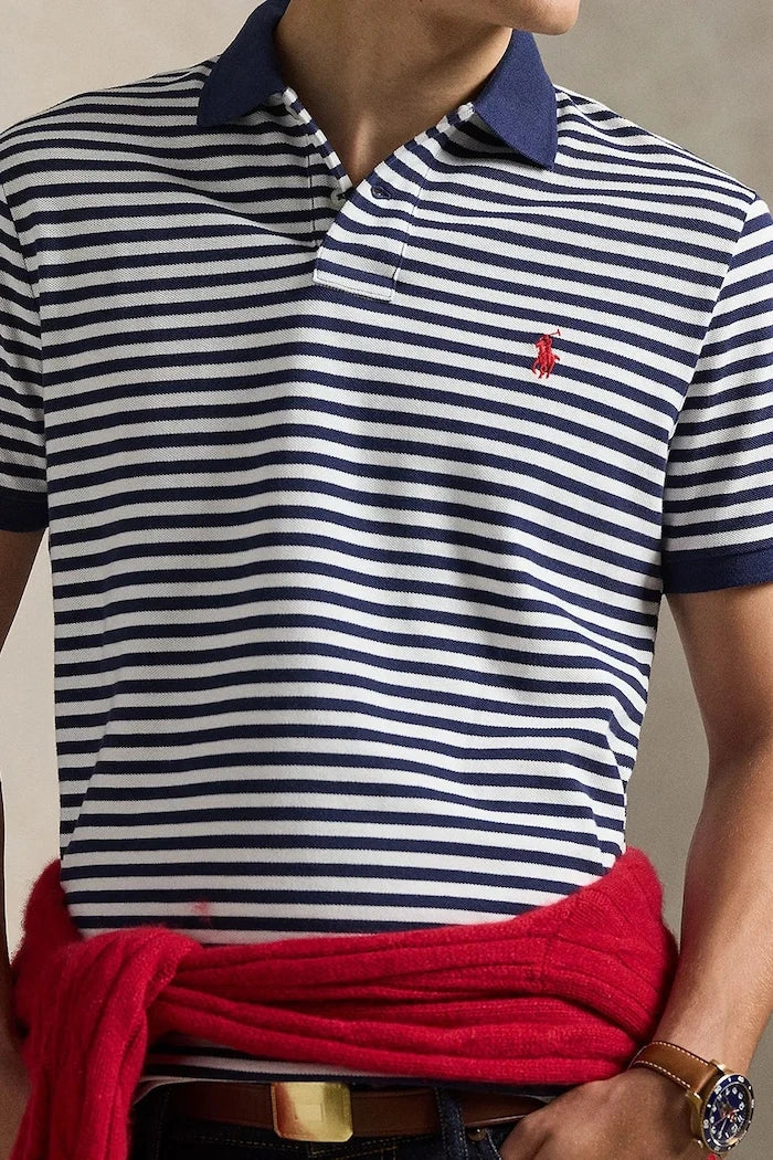 Camiseta de Algodón con Cuello Polo Ralph Lauren