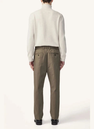 NN.07 - Pantalón Elástico Billie 1089 | Marrón Oliva