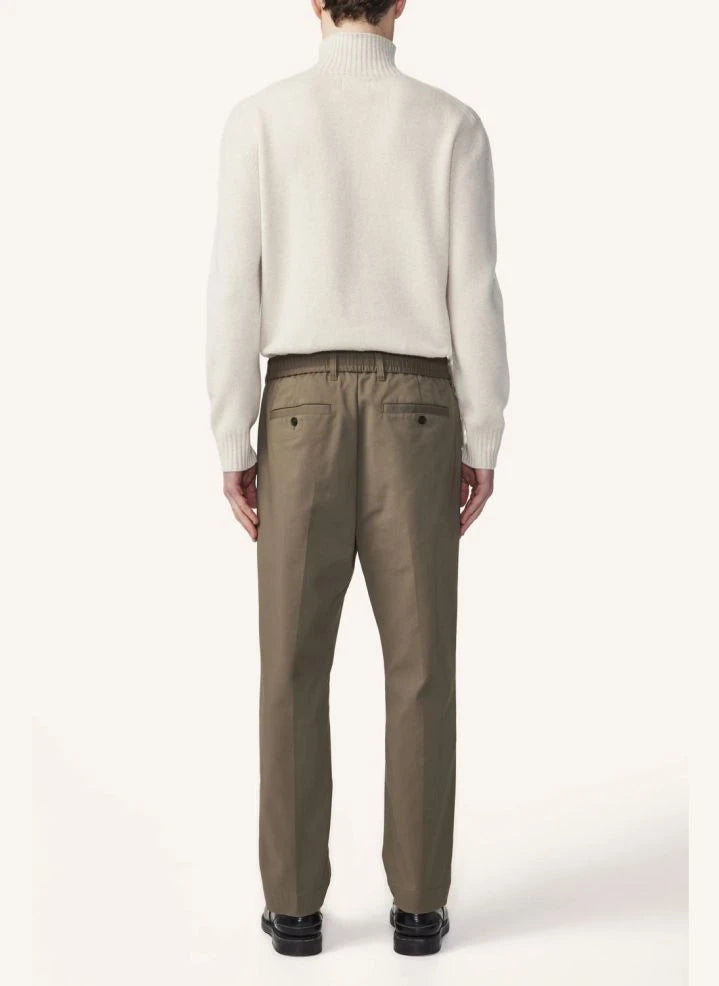 NN.07 - Pantalón Elástico Billie 1089 | Marrón Oliva