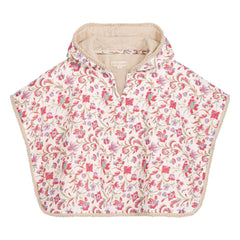 Louise Misha - Poncho de baño Mael de algodón orgánico | Crema