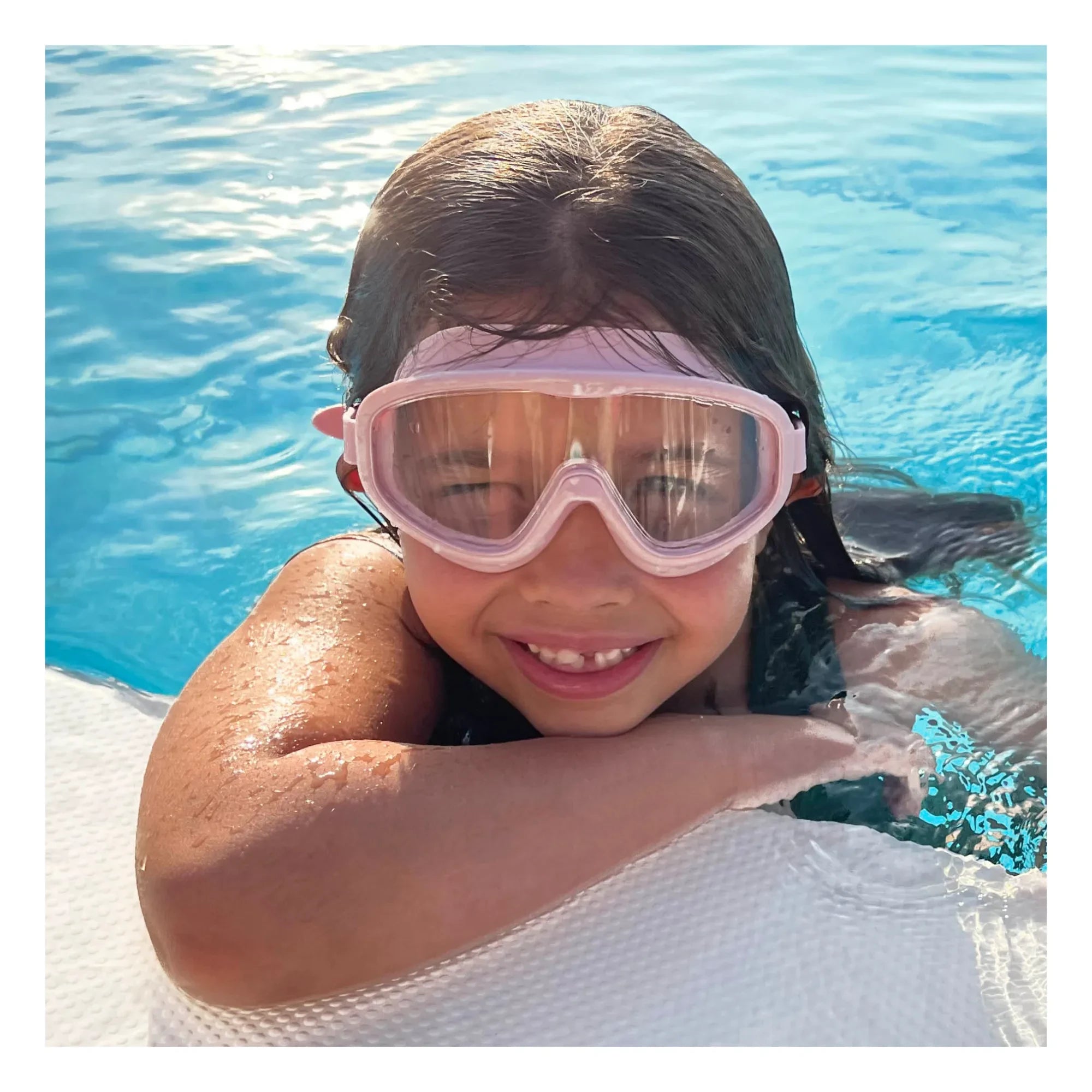 Petites Pommes - Gafas de natación Hans | Rosa Polvo