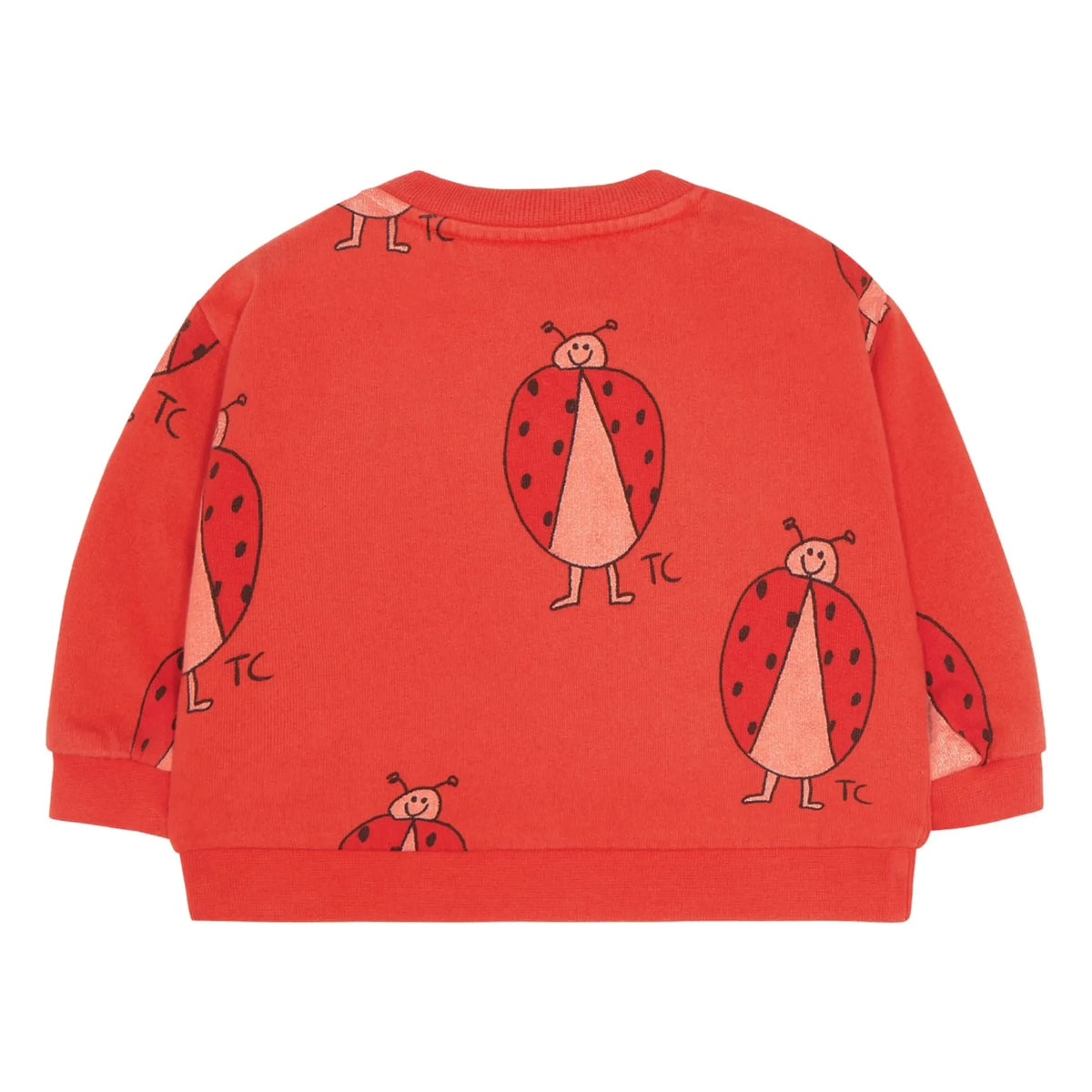 The Campamento - Sudadera con motivo de mariquita para bebé | Rojo