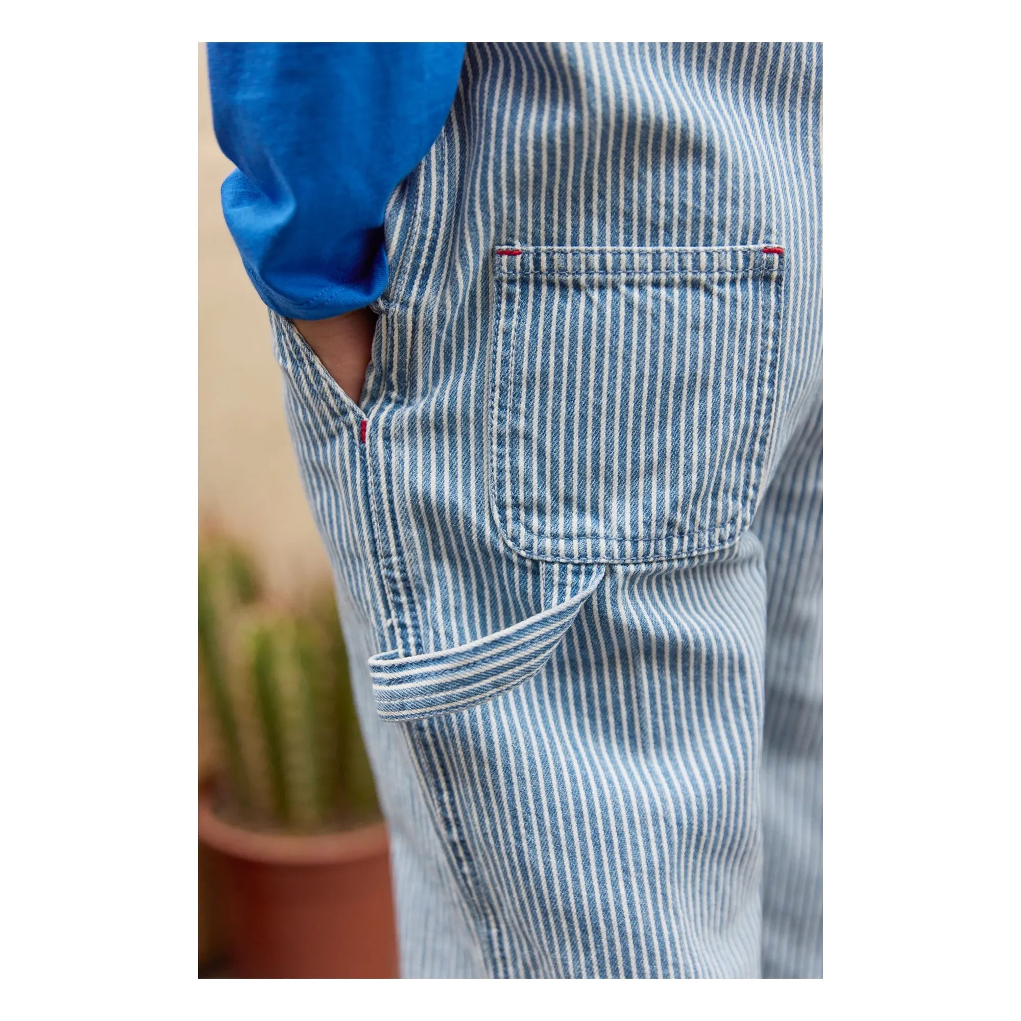 Bonton - Peto rayado Nope | Azul