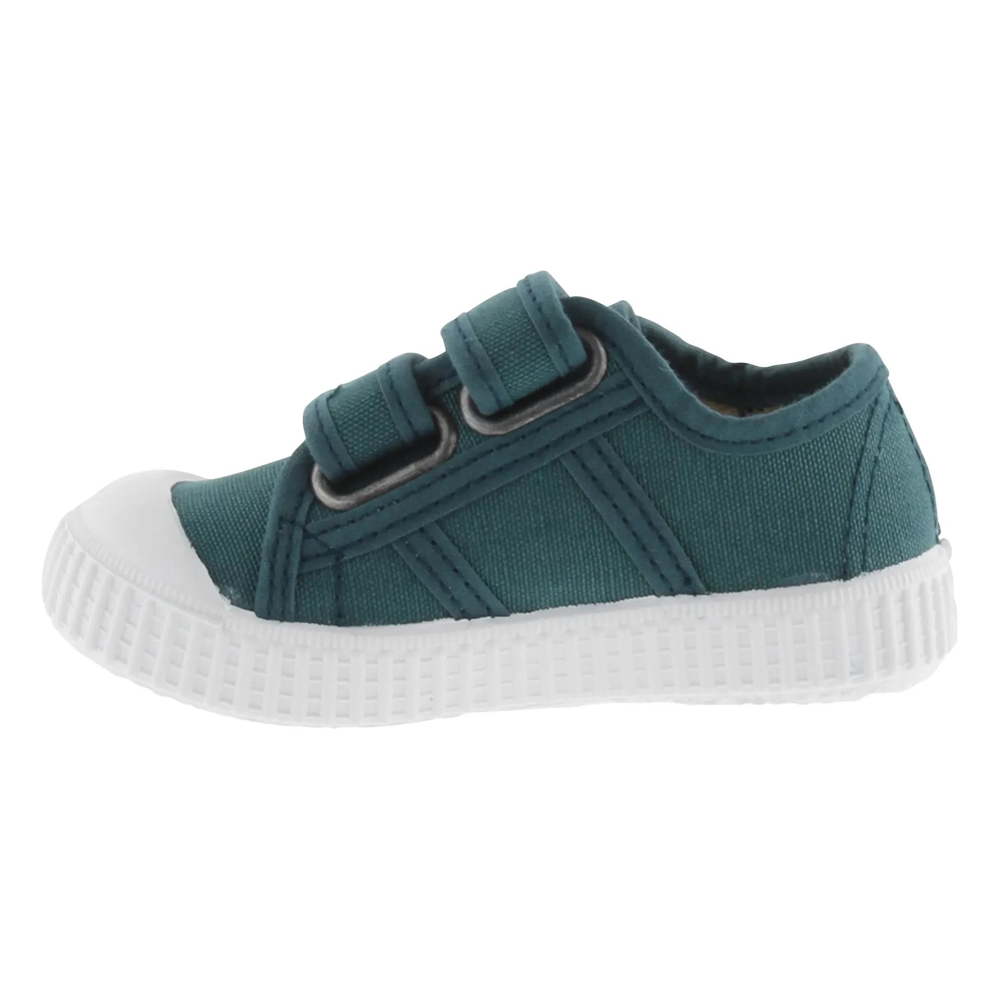 Victoria - Zapatillas Lona Scratch | Azul pavo real