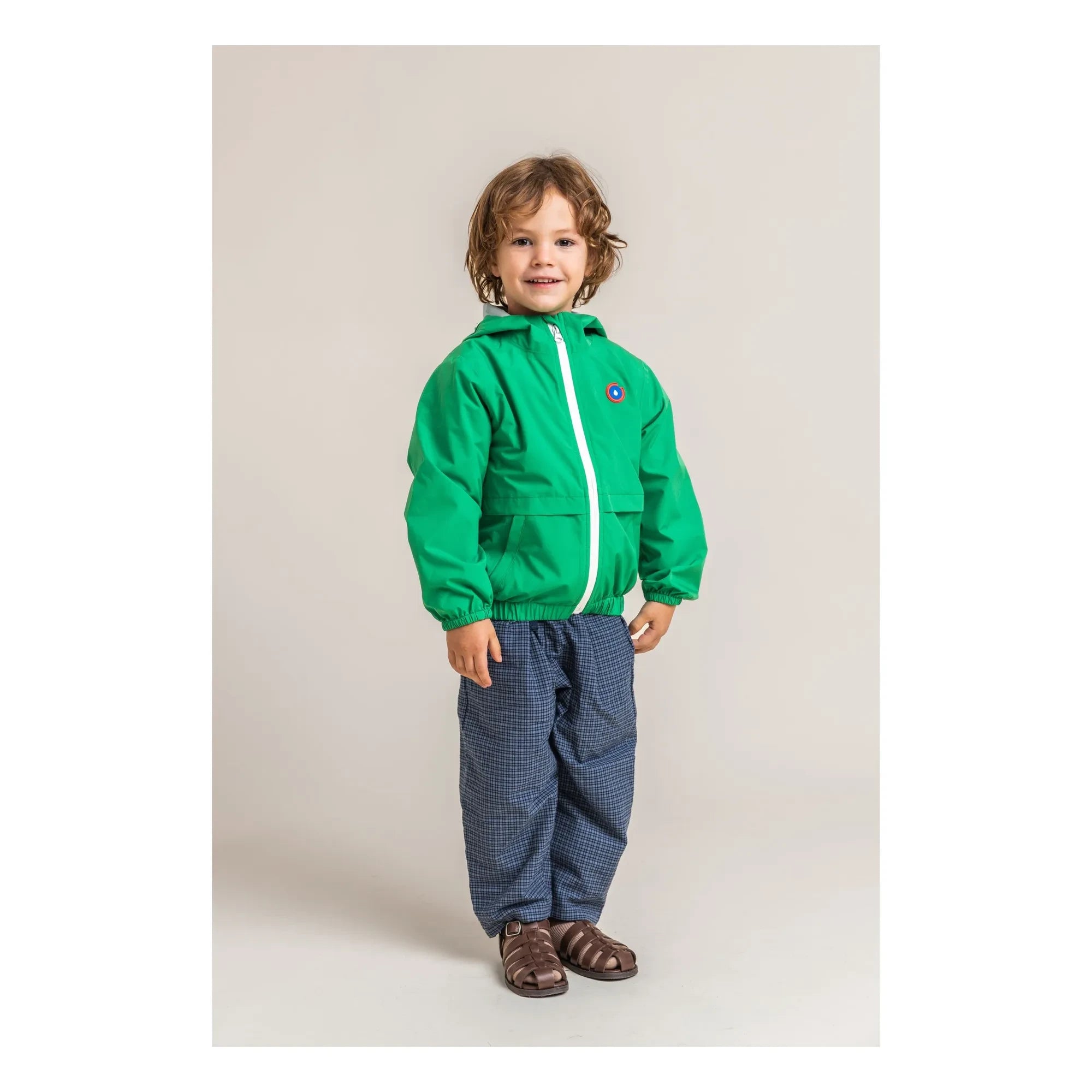 Chaqueta cortavientos Flotte - Bastille impermeable de fibra reciclada | Verde