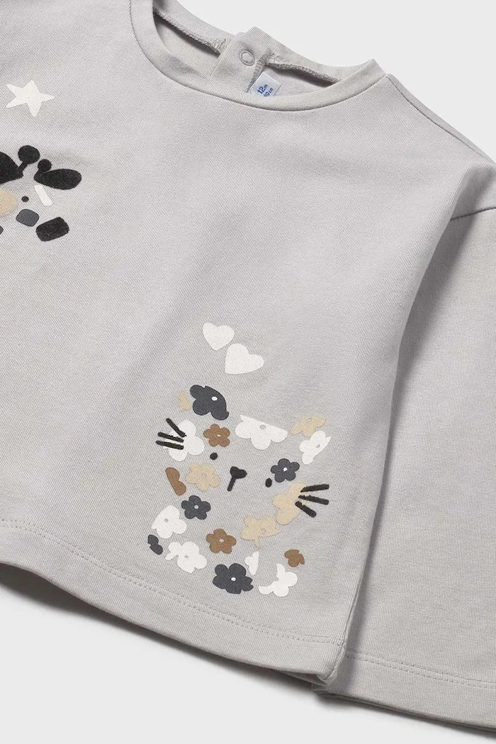 Blusa infantil Mayoral de manga larga