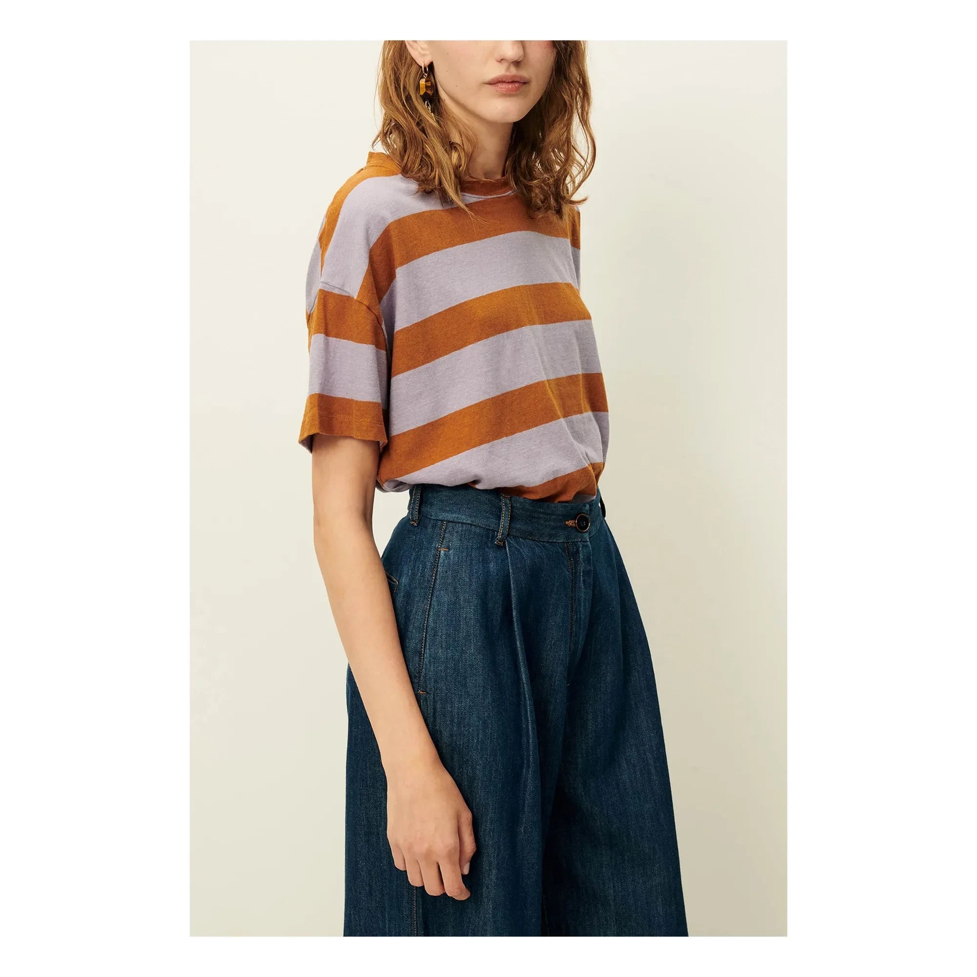 Sessùn - Camiseta de Algodón Tooli | Lila