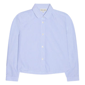 Smallable Kid - Camisa Corta de Rayas Clara | Azul Claro