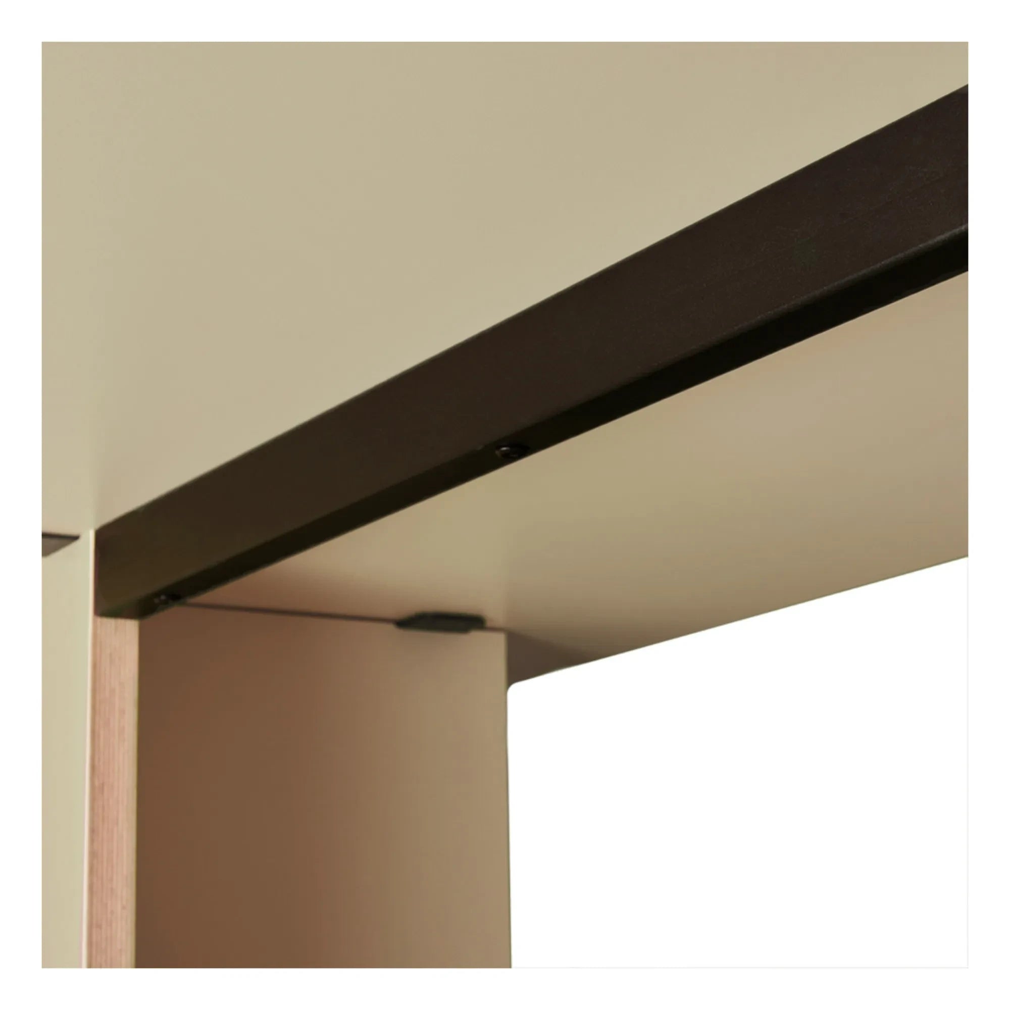 HKliving - Mesa de comedor rectangular | Crema