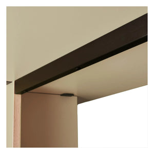 HKliving - Mesa de comedor rectangular | Crema
