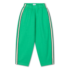 Repose AMS - Pantalón de chándal a rayas grandes de algodón orgánico | Verde