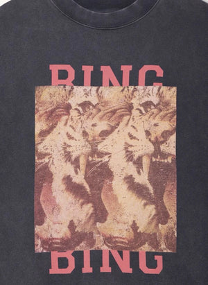 Anine Bing - Miles Tiger Bing sudadera de algodón | Negro
