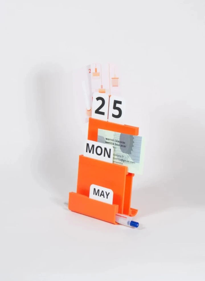 Warren & Laëtitia - Calendario Perpetuo de Joe | Naranja