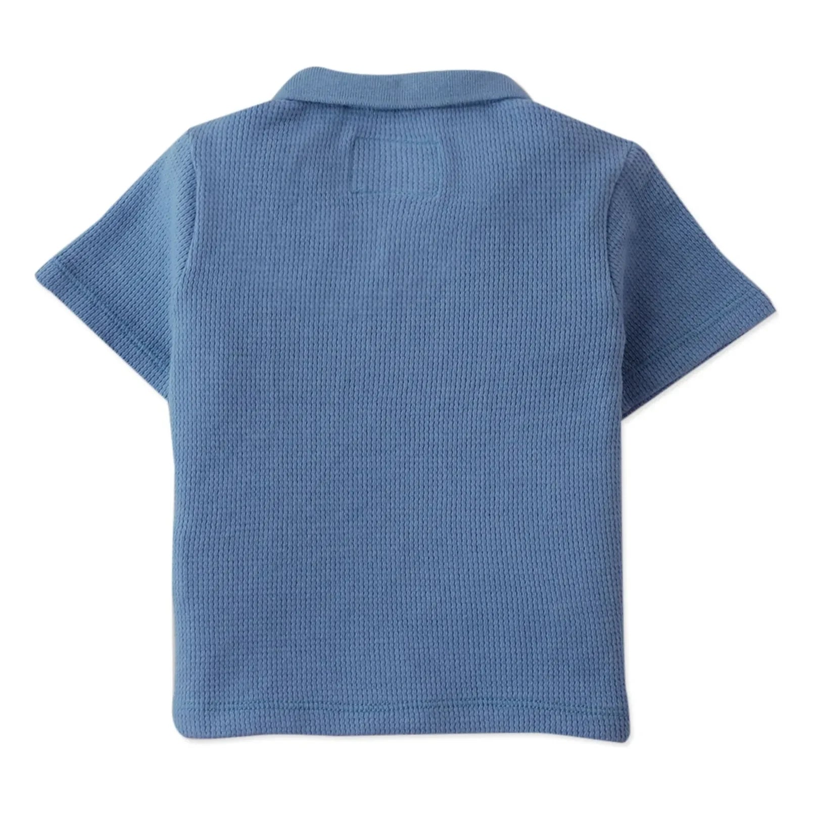 Gingersnaps - Polo con textura de tucán bordado de Timmy | Azul