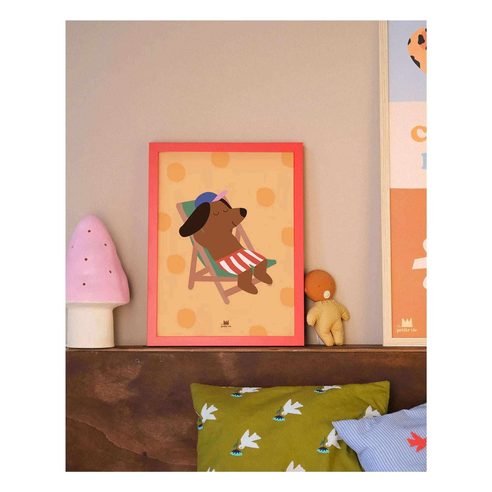 Ma petite vie - Chien Sun póster | Amarillo