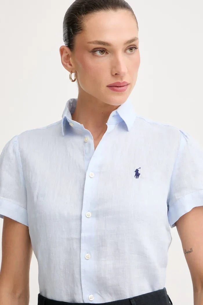 Polo Ralph Lauren Camisa de Lino para Mujer PD LINEN-WVN-SHIRT