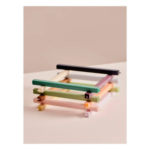 Hola - Velas cuadradas - Set de 4 | Verde