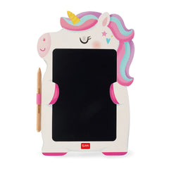 Legami - Pizarra LCD portátil de cartón con unicornio - Tablero de bocetos mágico