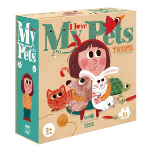 Londji - Puzle de animales I Love My Pets