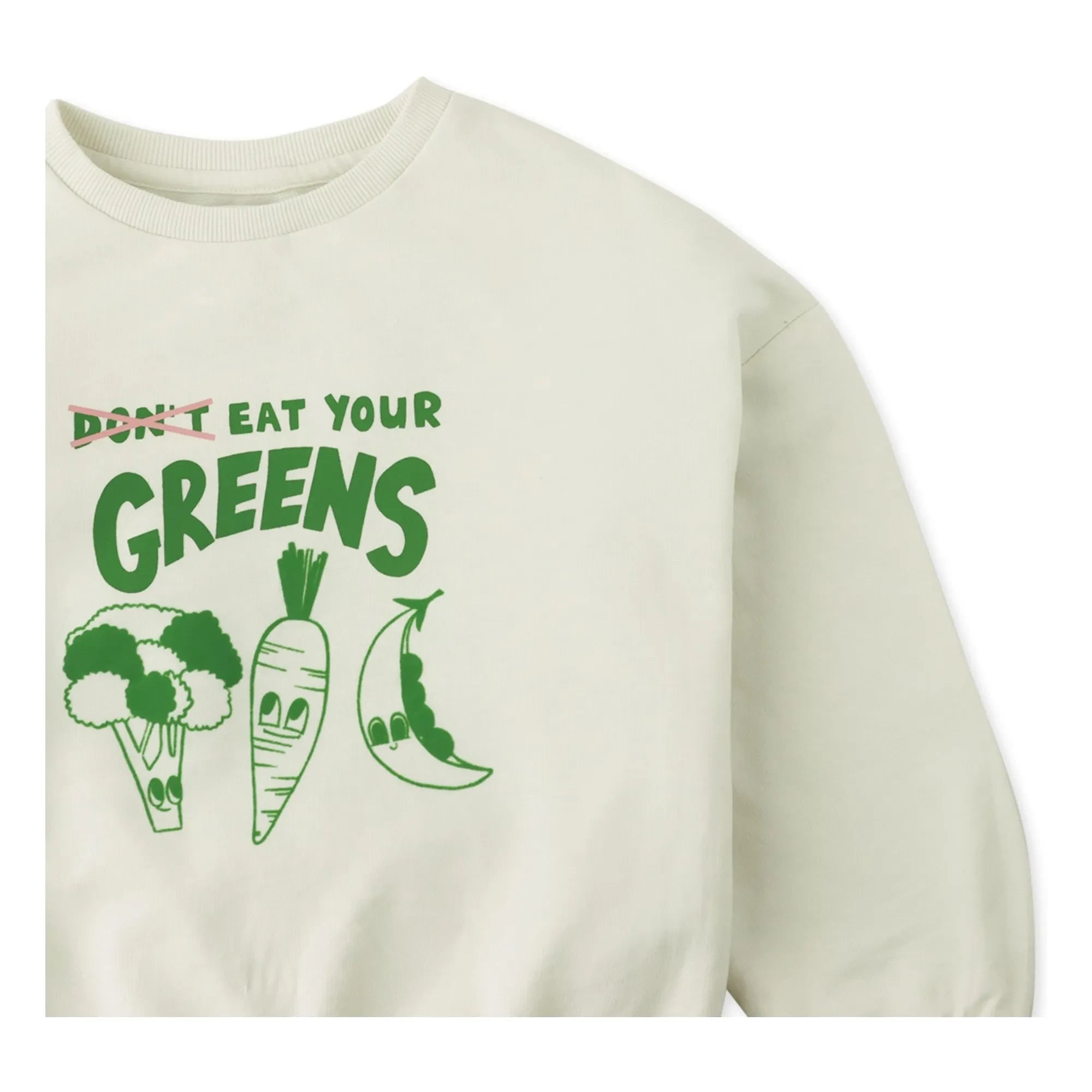 Sudadera Gingersnaps - Serena Eat Your Greens | Blanco