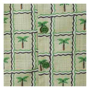Fabula - Camisa con estampado de palmeras | Verde claro
