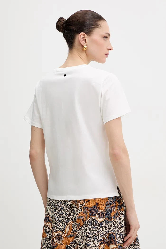 Camiseta de algodón Weekend Max Mara PANTERA