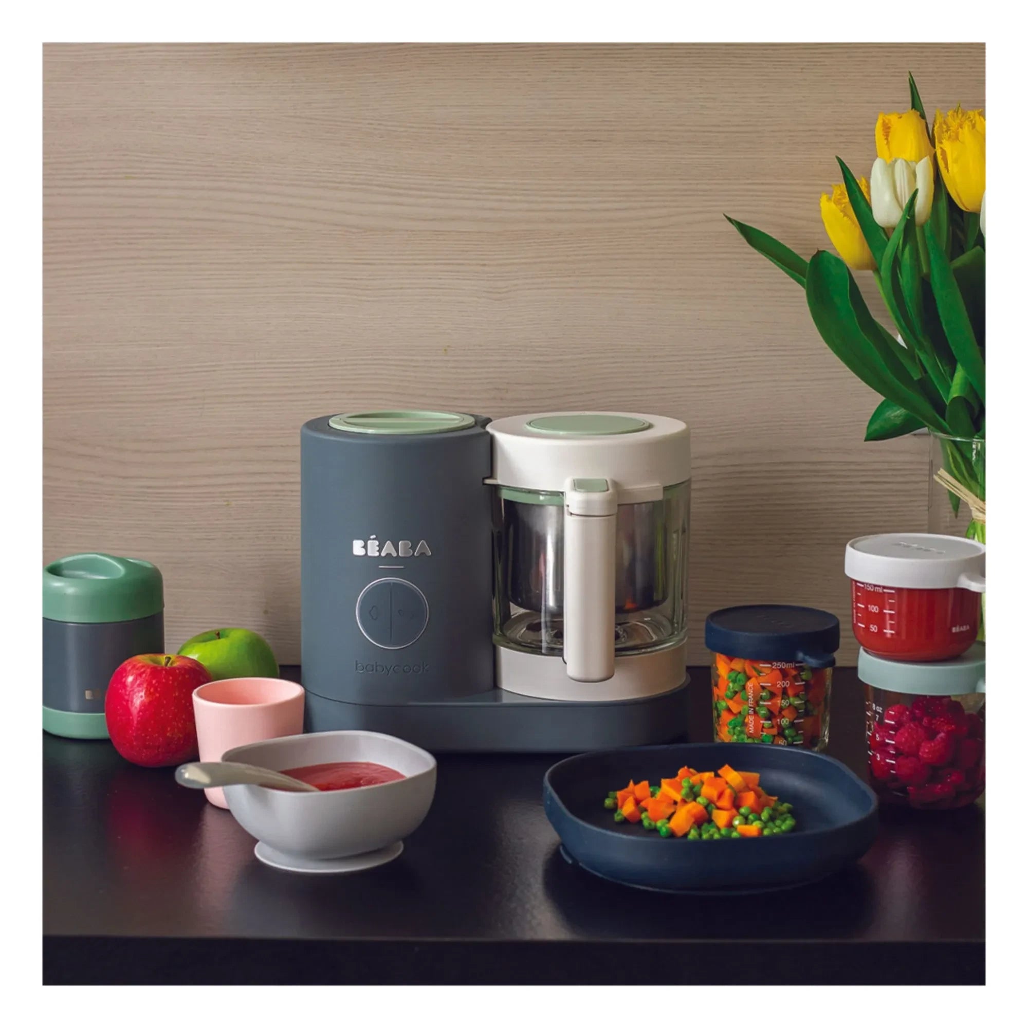 Béaba - Robot de cocina 4 en 1 BabyCook Neo | Gris