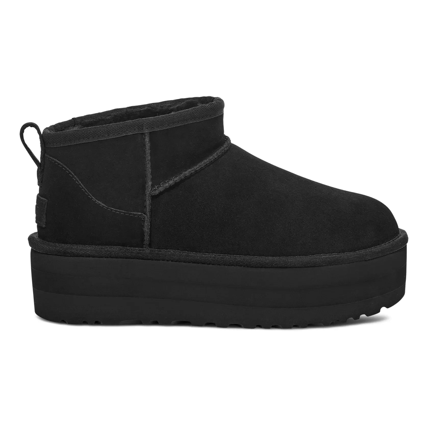 UGG - Botines de plataforma Classic Mini Forro | Negro