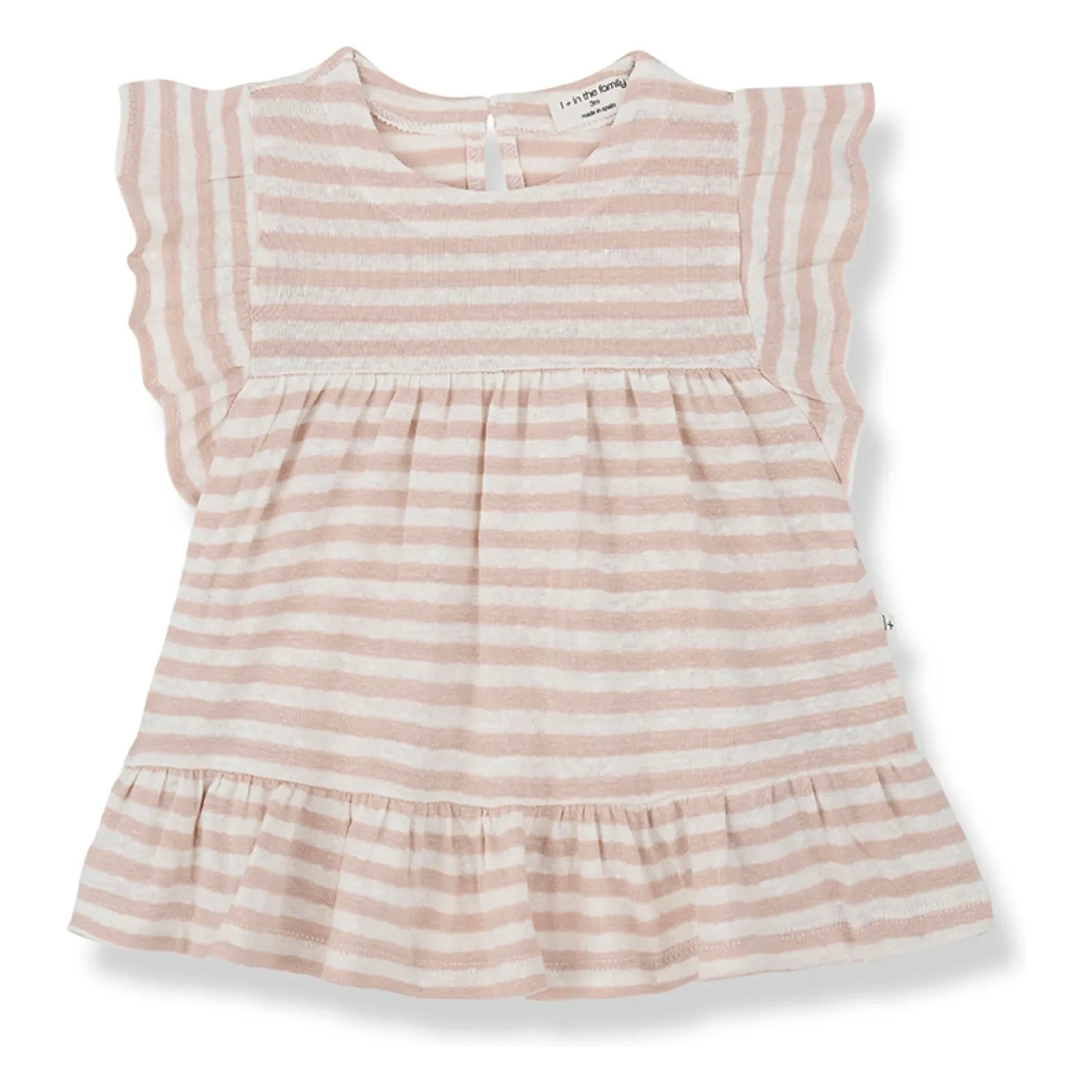 1+ in the family - Vestido de lino Canadell | Rosa empolvado