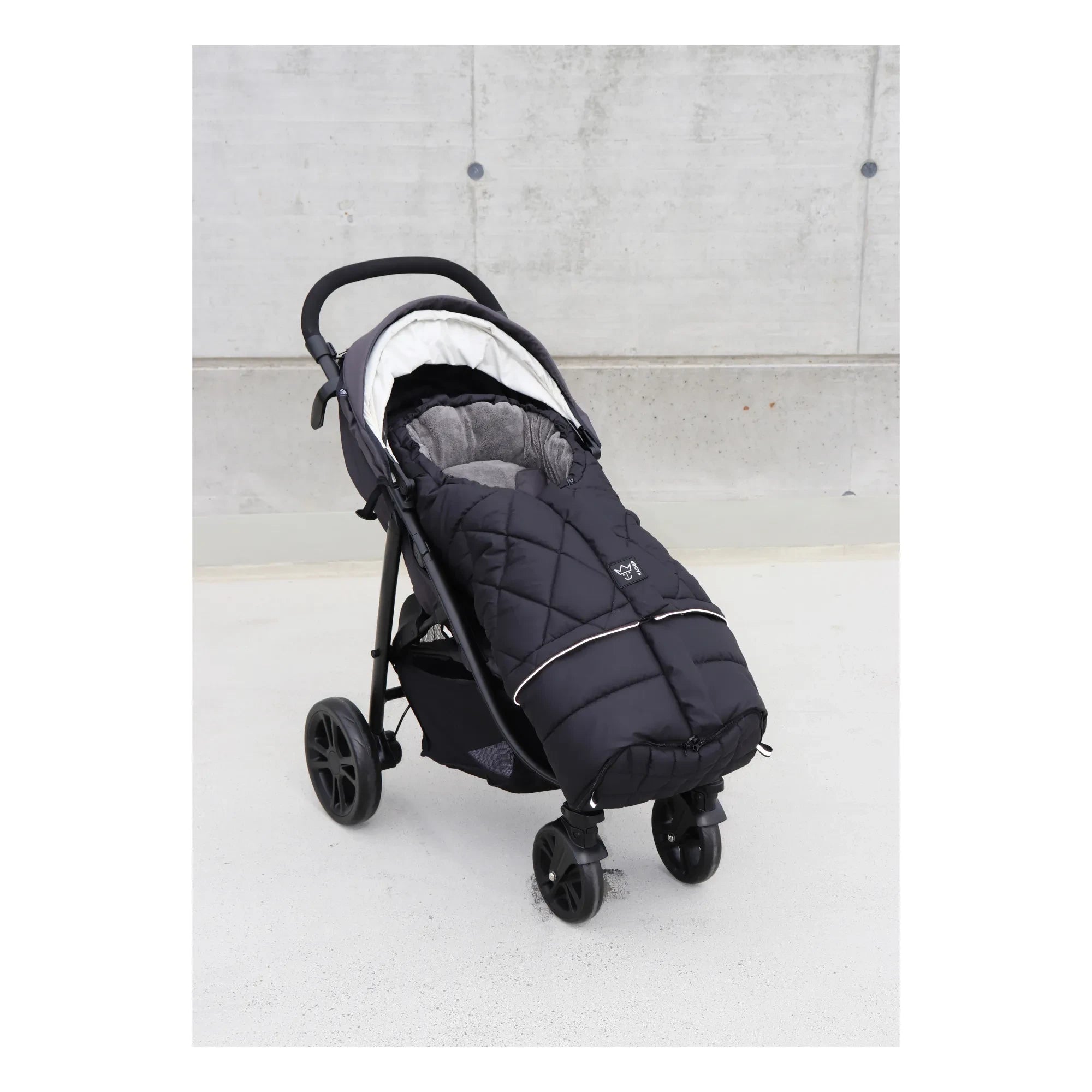 Kaiser - Saco de invierno universal Moony 2 en 1 | Negro