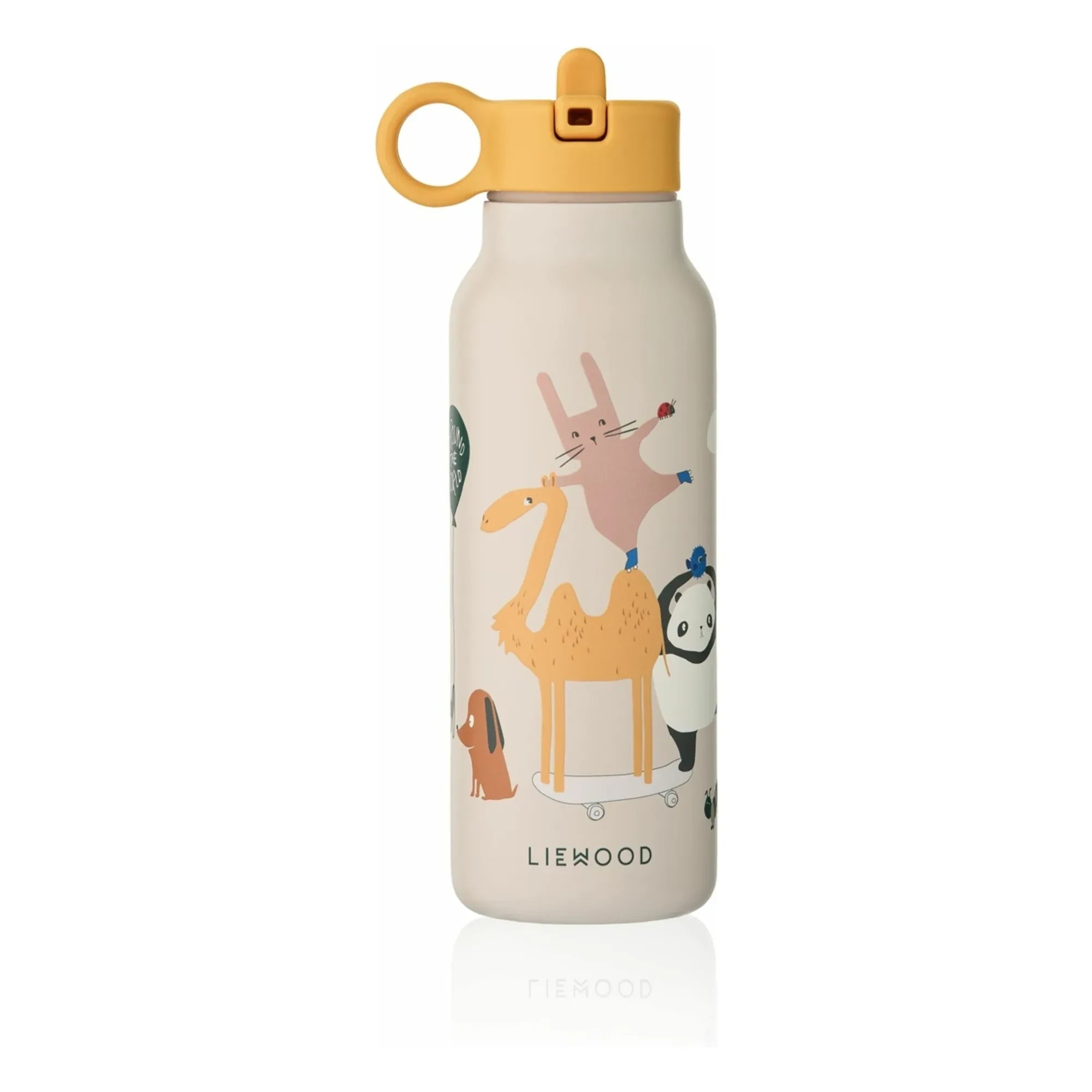 Liewood - Botella Falk - 350 ml | Around the world/Sandy