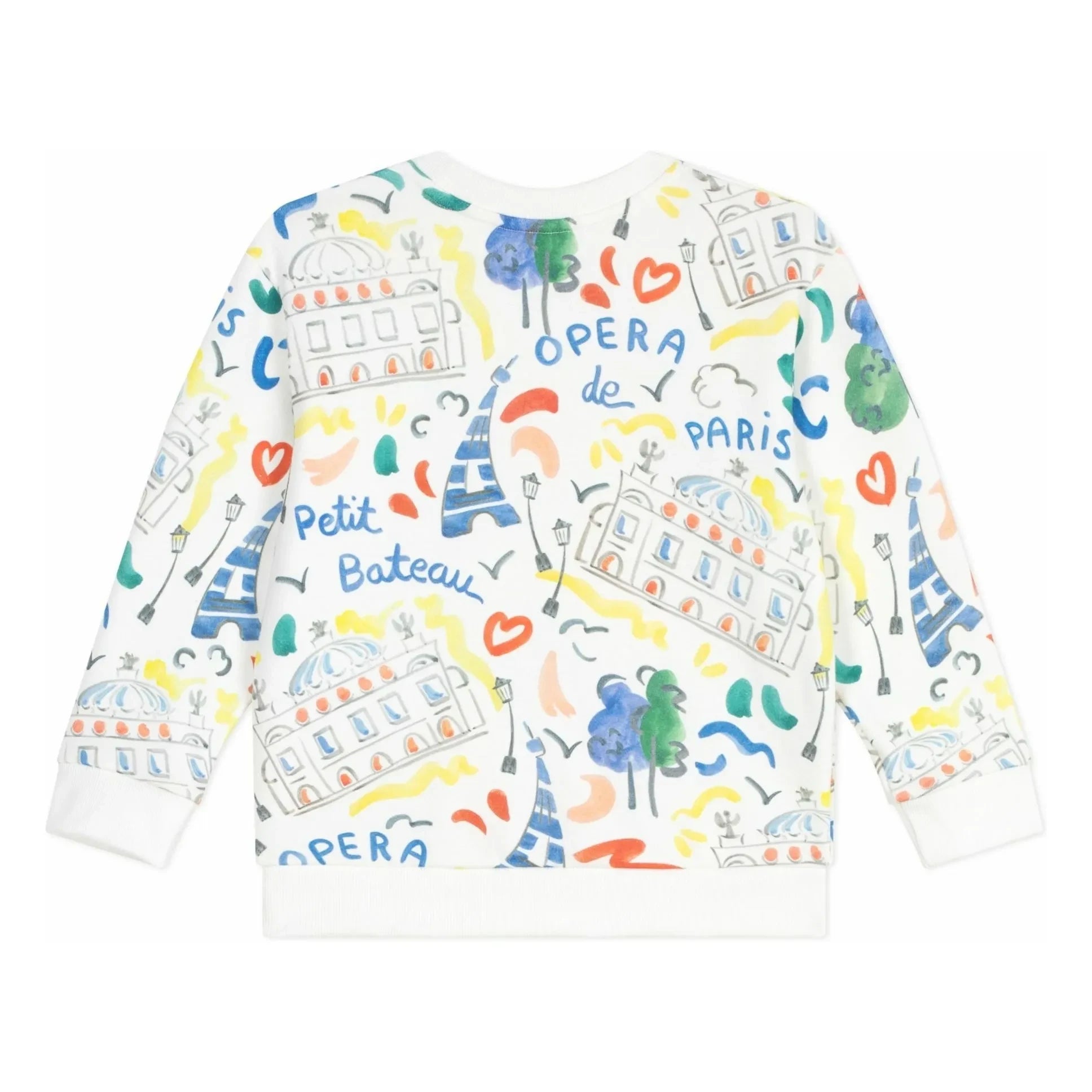Petit Bateau - Sudadera Ópera | Blanco