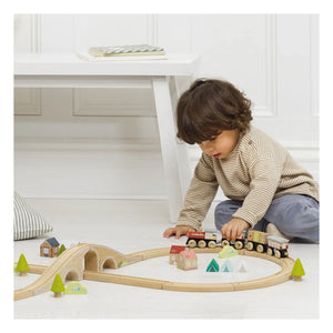 Le Toy Van - Açık Ahşap Tren Seti