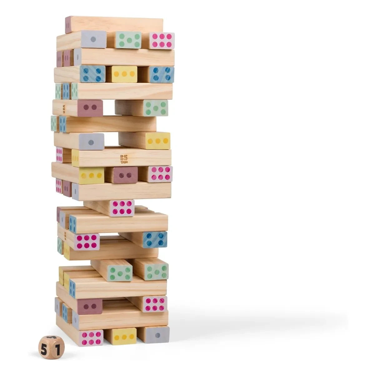 BS Toys - Torre de anillas numeradas