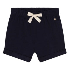 Petit Bateau - Pantalón corto de microjersey | Azul marino