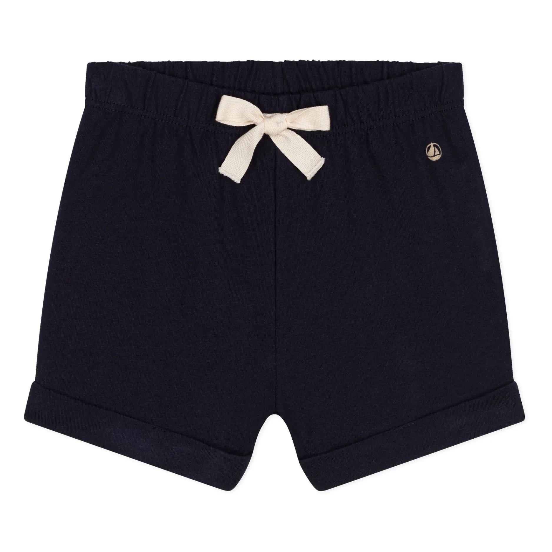 Petit Bateau - Pantalón corto de microjersey | Azul marino