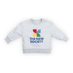 the new society - Sudadera con logo TNS | Gris jaspeado