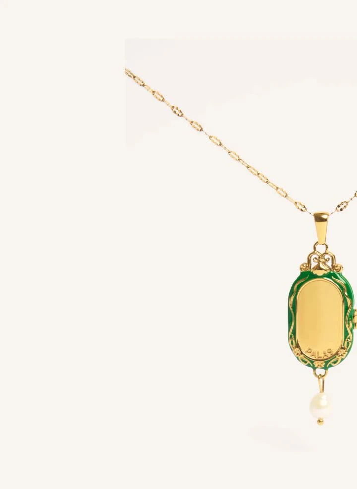 Palas - "Le Secret" Collar Largo | Esmeralda