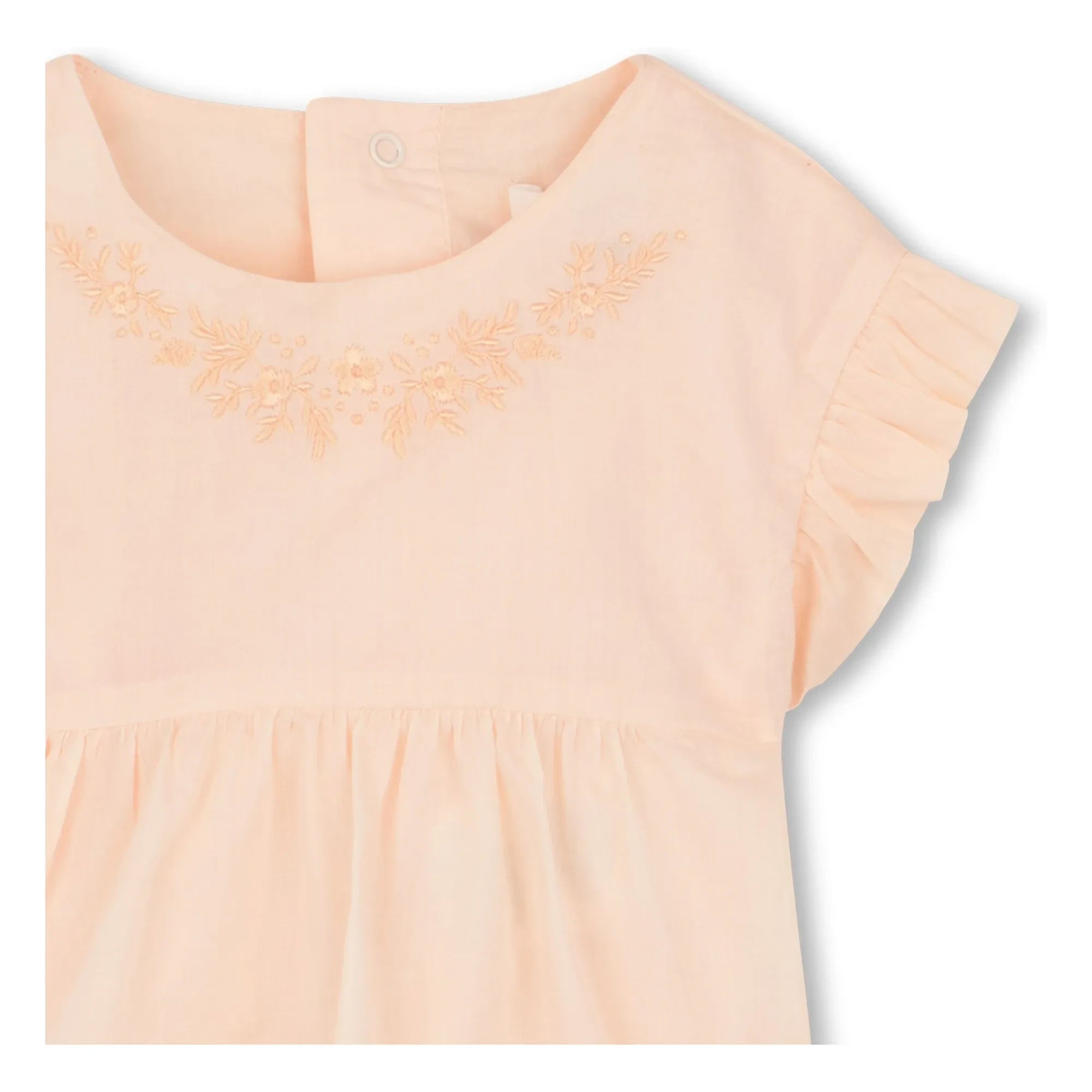 Chloé - Conjunto de blusa y bombacho de algodón orgánico | Rosa empolvado