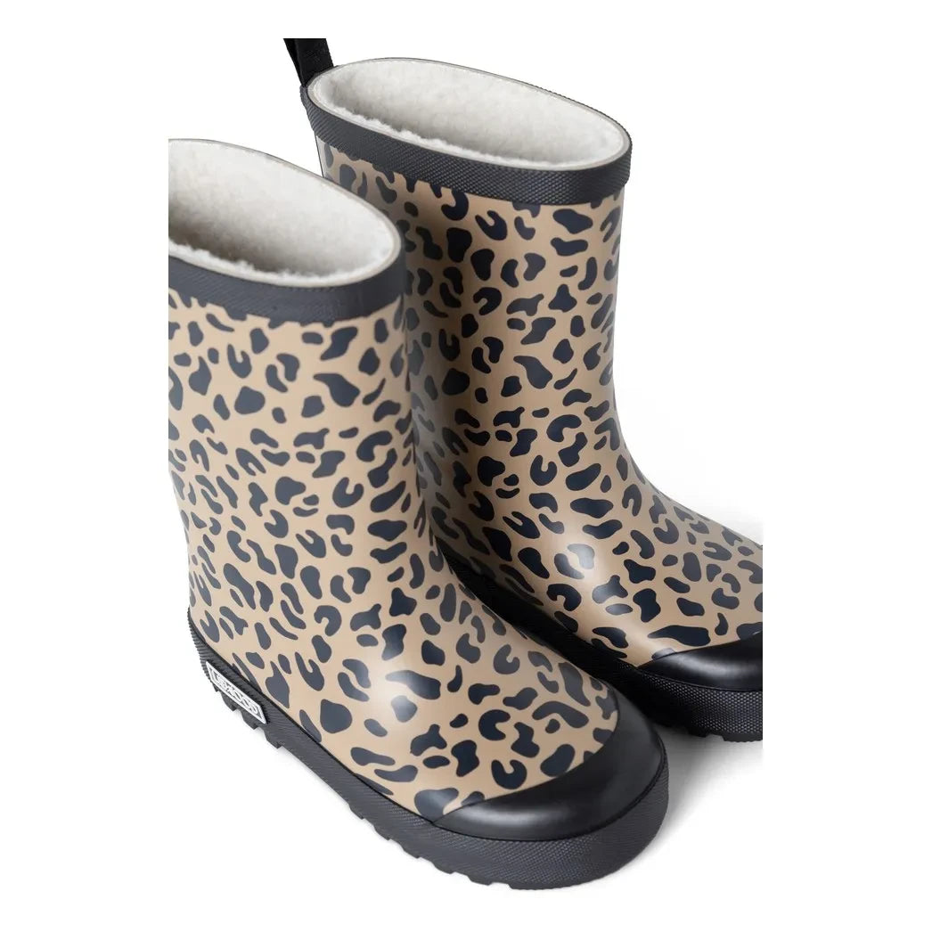 Liewood - Botas de lluvia Mason Leopardo | Marrón