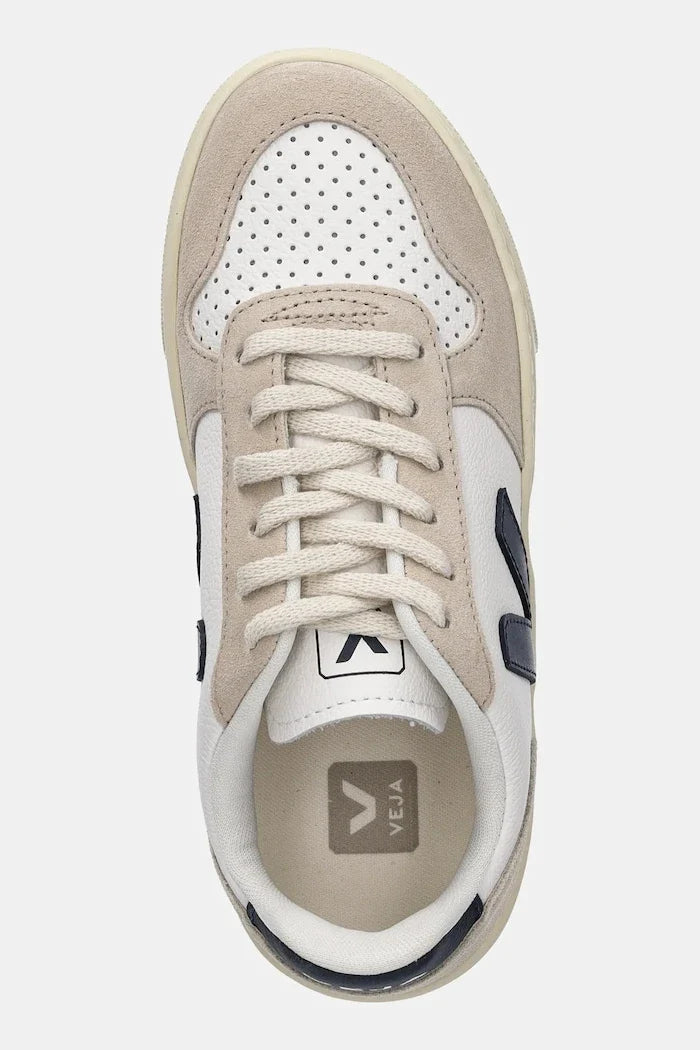 Zapatillas de piel para niños Veja Small V-10 Laces